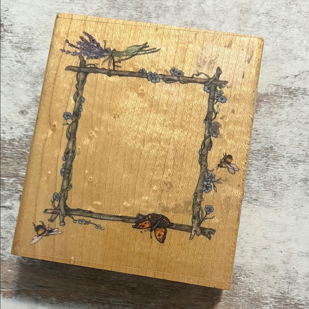Karen White Nature Frame Stamp